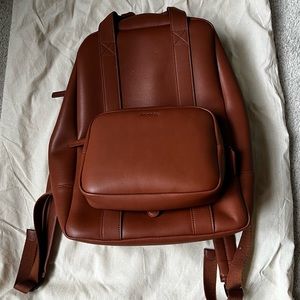 Monos Metro Backpack Mahogany NWOT